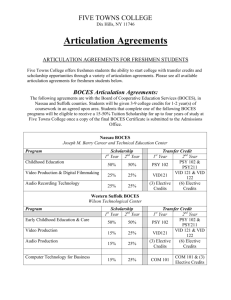 Articulation Agreements