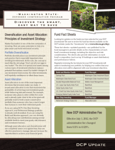 Diversification and Asset Allocation: Principles of Investment