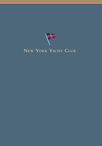 Club Brochure1.75 MB - New York Yacht Club