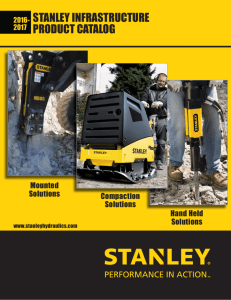 Stanley Infrastructure - Stanley Hydraulic Tools