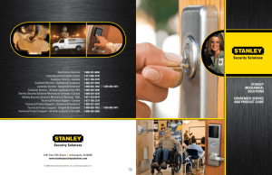 stanley mechanical solutions condensed service and product guide