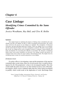 Case Linkage