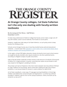 At Orange County colleges, Cal State Fullerton isn't the only one