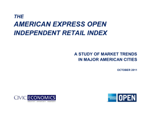 American Express OPEN Independent Retail Index