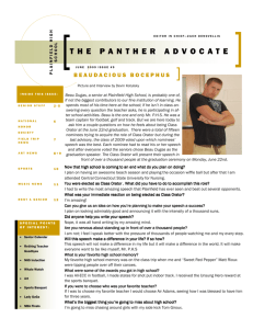 the panther advocate