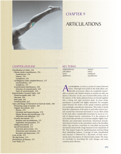 Ch. 10 Articulations textbook