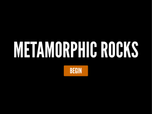 Metamorphic Rocks Notes