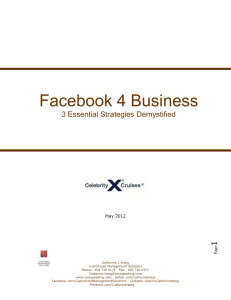 FaceBook for Business 3 Strategies Workbook
