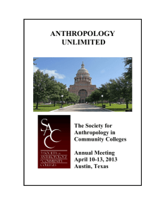 SACC Program 2013 - American Anthropological Association