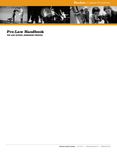 Pre-Law Handbook - Bowdoin College