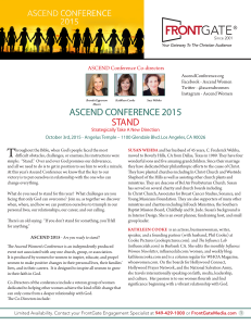 ascend conference 2015 stand