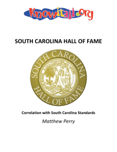 SOUTH CAROLINA HALL OF FAME