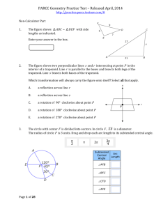 PARCC Geometry Practice Test - Colorado Springs School District 11