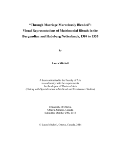 “Through Marriage Marvelously Blended”: Visual