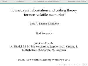 Towards an information and coding theory for non