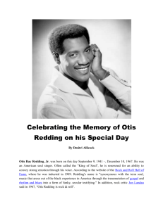 Celebrating the Memory of Otis Redding on his Special Day
