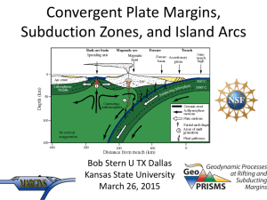 Convergent Plate Margins, Subduction Zones, and