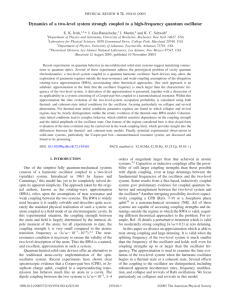 Dynamics of a two-level system strongly coupled to a