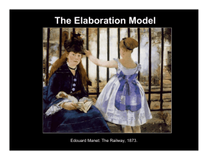 The Elaboration Model