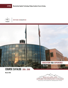 MATC Course Catalog 2015-2016