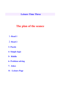 Leisure Time three