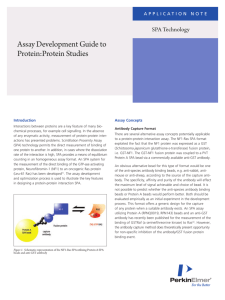 Assay Development Guide to Protein:Protein Studies