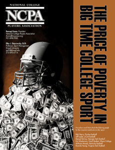 The Price of Poverty in Big Time College Sport (NCPA)