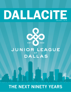 2012-2013 - Junior League of Dallas
