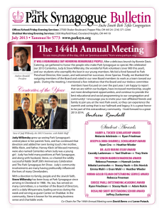 The 144th Annual Meeting