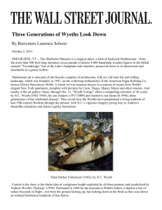 Three Generations of Wyeths Look Down