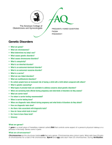 Genetic Disorders - American College of Obstetricians and