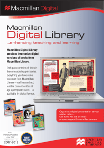 Digital Library - Macmillan Publishers