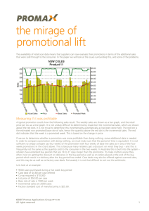 the mirage of promotional lift