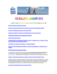 VSI Bulletin January 2012