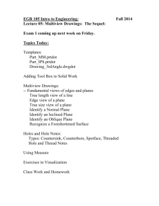 CAD Skills Lab 05: More Multiview Drawings