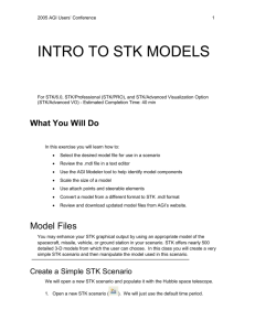 Intro to STK Models