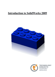 SolidWorks 2009 - LEAVING CERT DCG