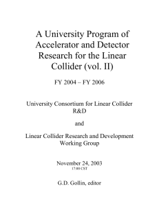 A Proposal for a National Program of Research and Development