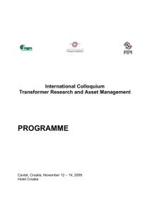 International Colloquium Transformer Research and Asset