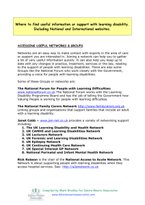 Useful Links & Networks - Debra Moore Associates