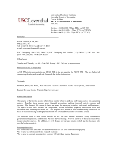 Course Syllabus - USC Marshall Current Students