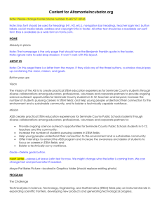 Content & Notes for AS2I Website_Second Draft