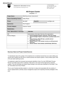 AIS Project Charter