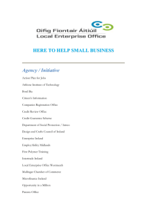 Agency Information Sheet - May 2015