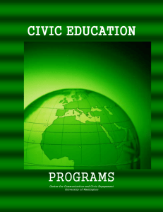 Civic Education Programs - the Center for Communication & Civic