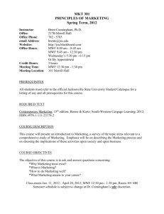 Syllabus - Jacksonville State University