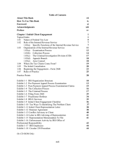 Table of Contents - Continuing Legal Education