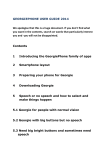 georgiephone user guide 2014