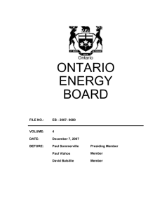 vol4_20071207 - Ontario Energy Board