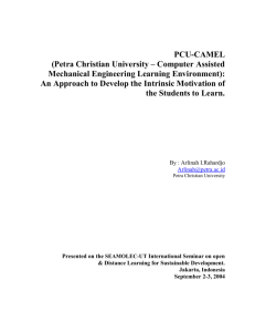 PCU-CAMEL - Faculty e-Portfolio